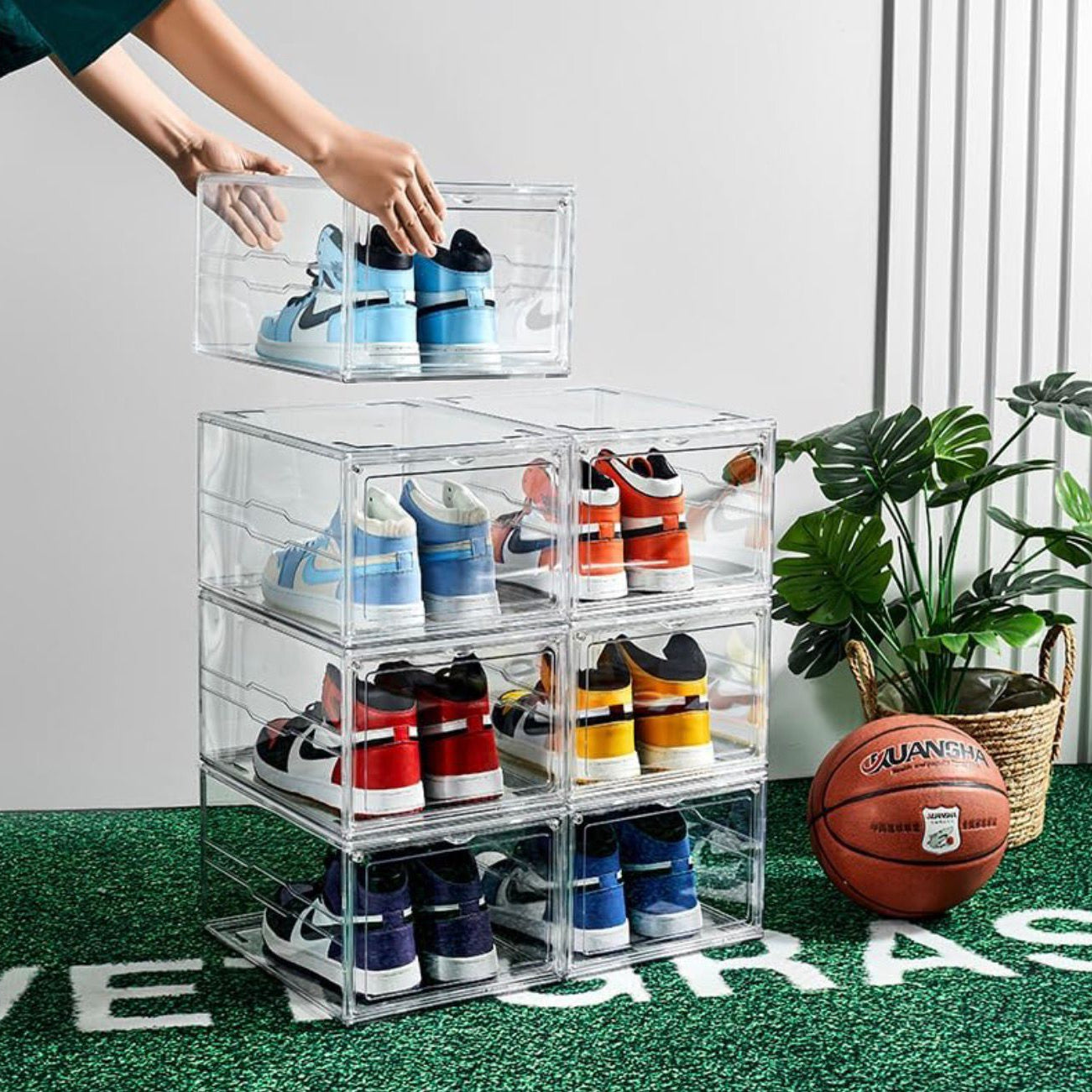 2 Cajas Organizadoras De Zapatos